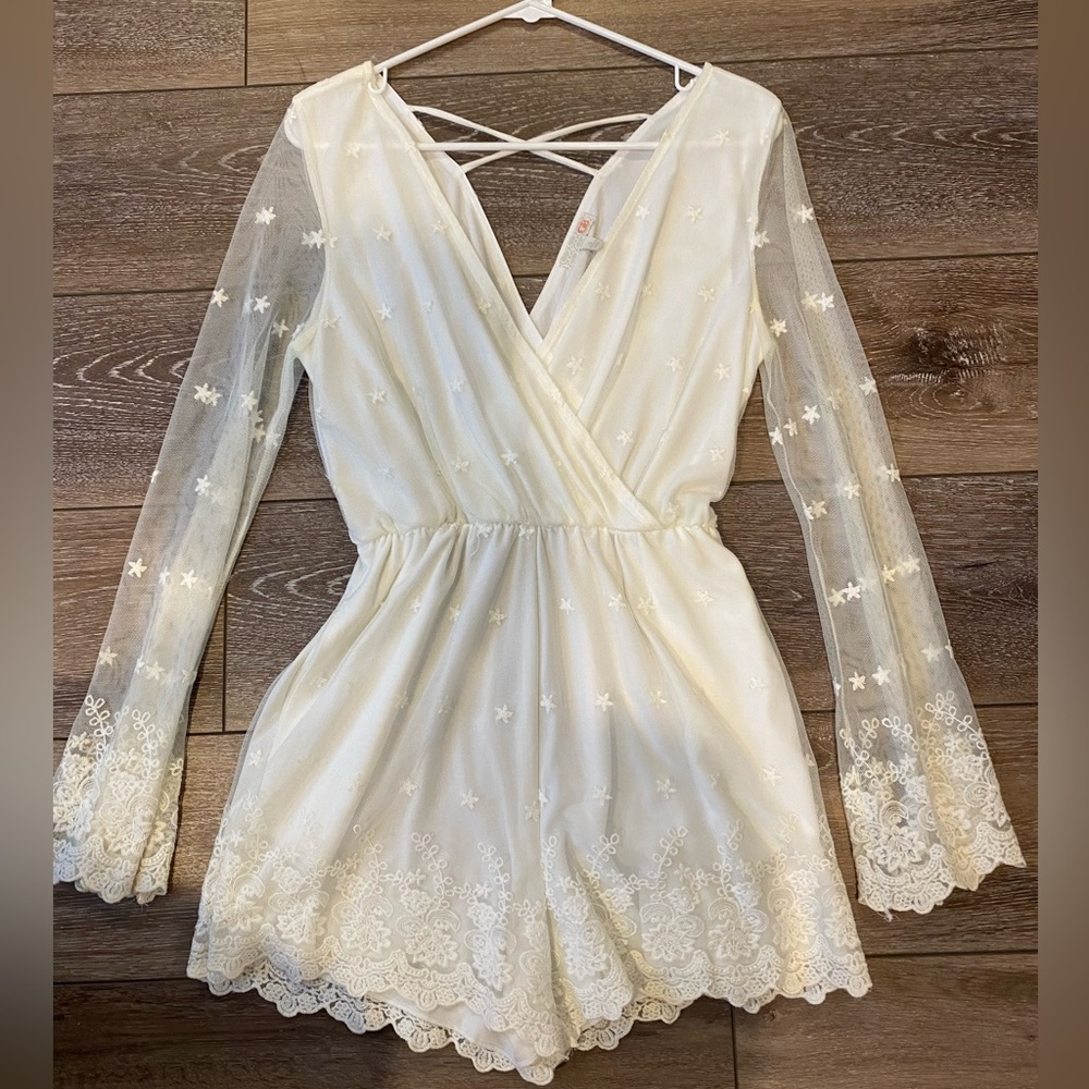 White romper. Never worn